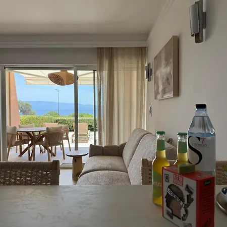 公寓 Grand Confort-marinella-face Mer-terrasse 阿雅克肖